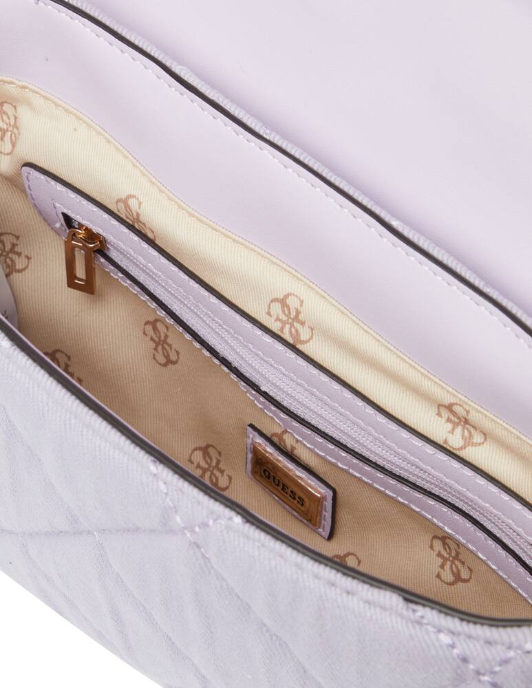 rinascente Guess Cessily convertible crossbody flap - lilac