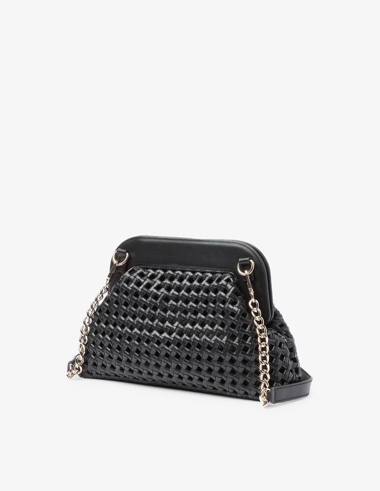 rinascente Guess Sicilia frame clutch - black