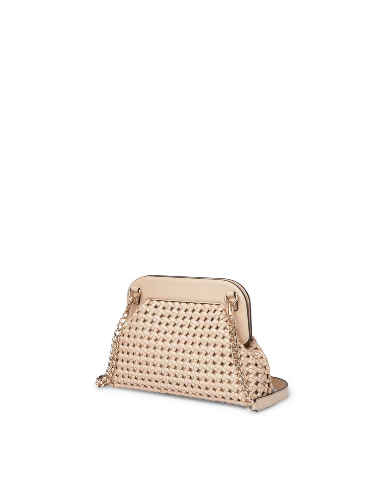 rinascente Guess Sicilia frame clutch - beige