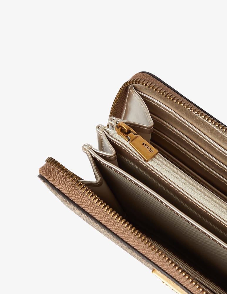 rinascente Guess Laurel maxi wallet - Brown