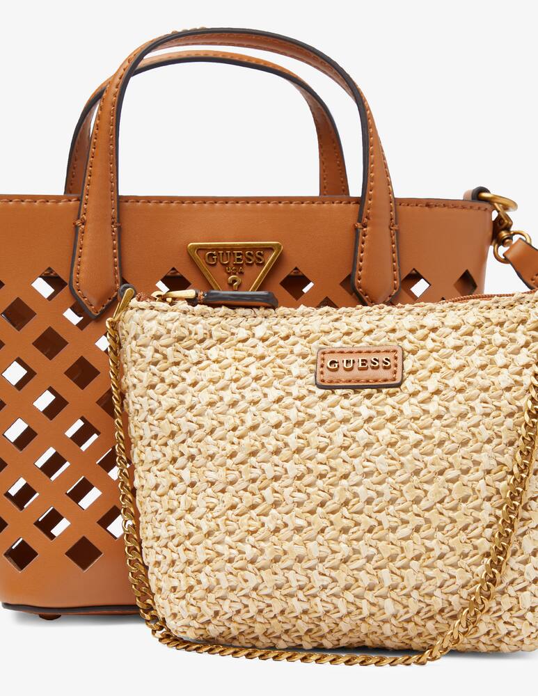 Guess Aqua mini tote bag - Brown - picture 4 Guess Aqua mini tote bag - Brown - picture 4