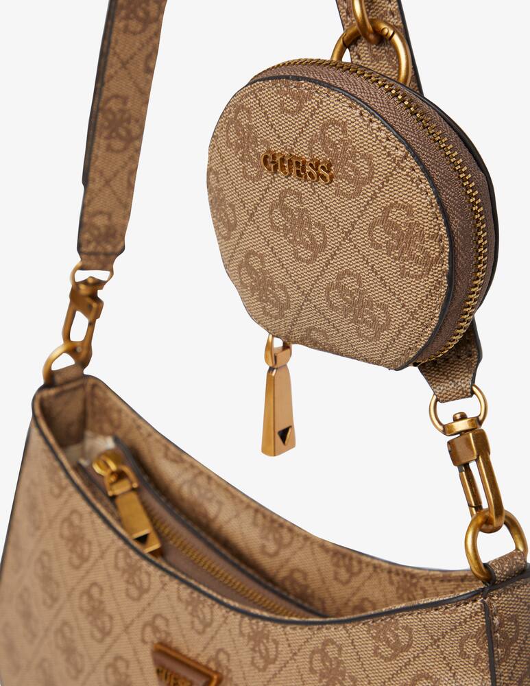 rinascente Guess Alexie 4G logo shoulder bag - Brown