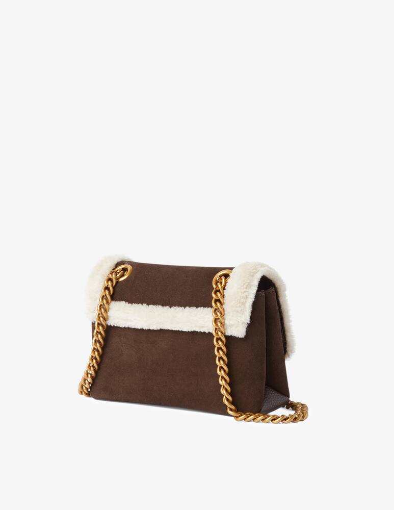 rinascente Guess Borsa mini a tracolla scmosciata Abey  - Marrone