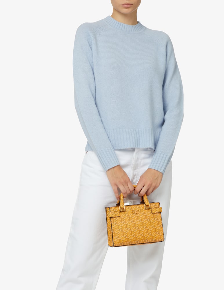 rinascente Guess Borsa mini a mano atene g cube logo Atene - Giallo