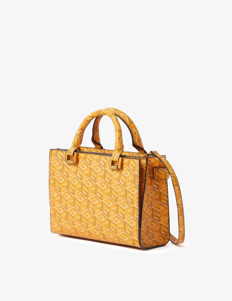 rinascente Guess Borsa mini a mano atene g cube logo Atene - Giallo