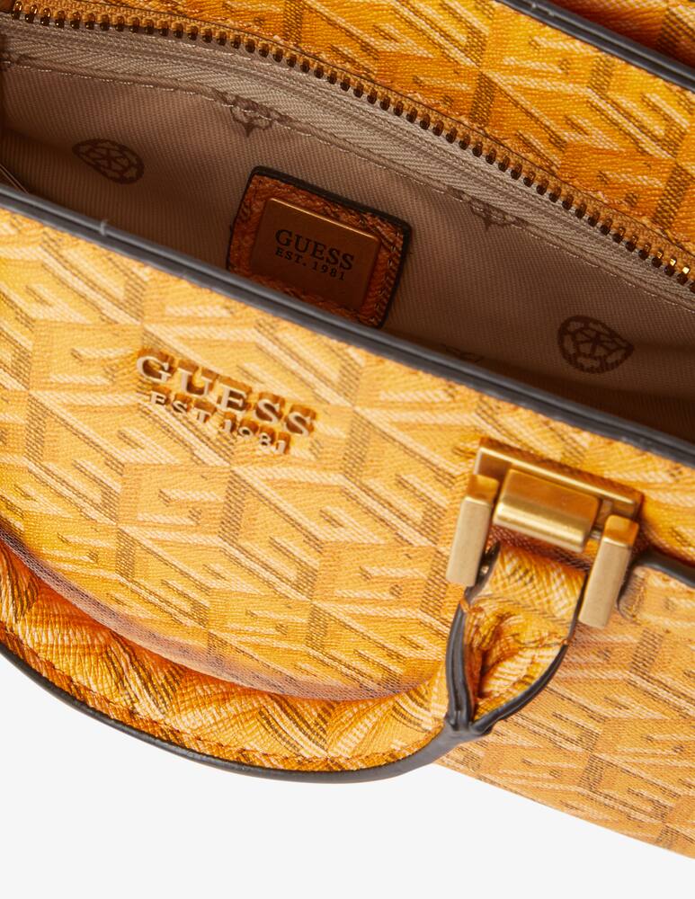 rinascente Guess Borsa mini a mano atene g cube logo Atene - Giallo