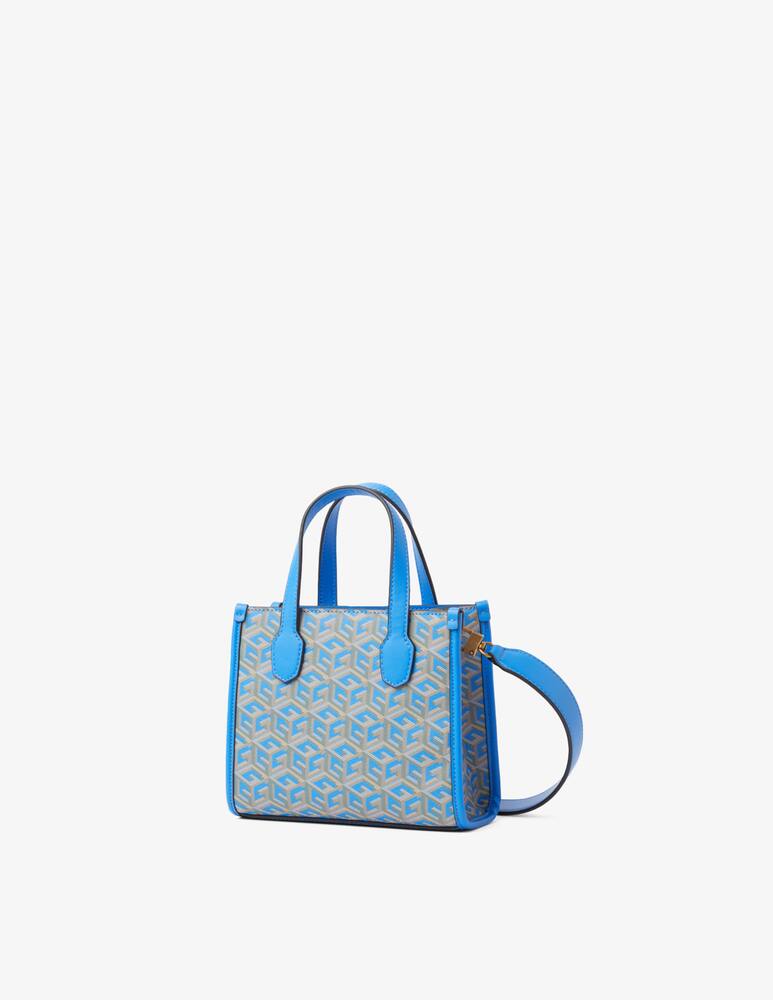 rinascente Guess Silvana g cube logo mini tote - Blue