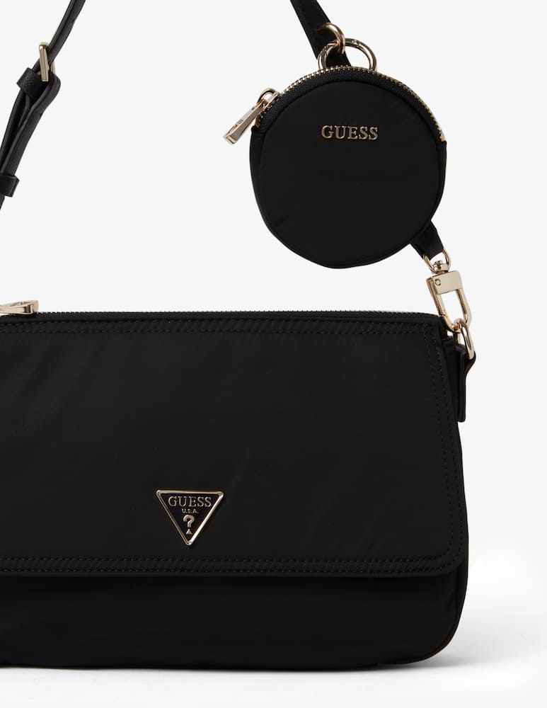 rinascente Guess Eco gemma top zip shoulder bag