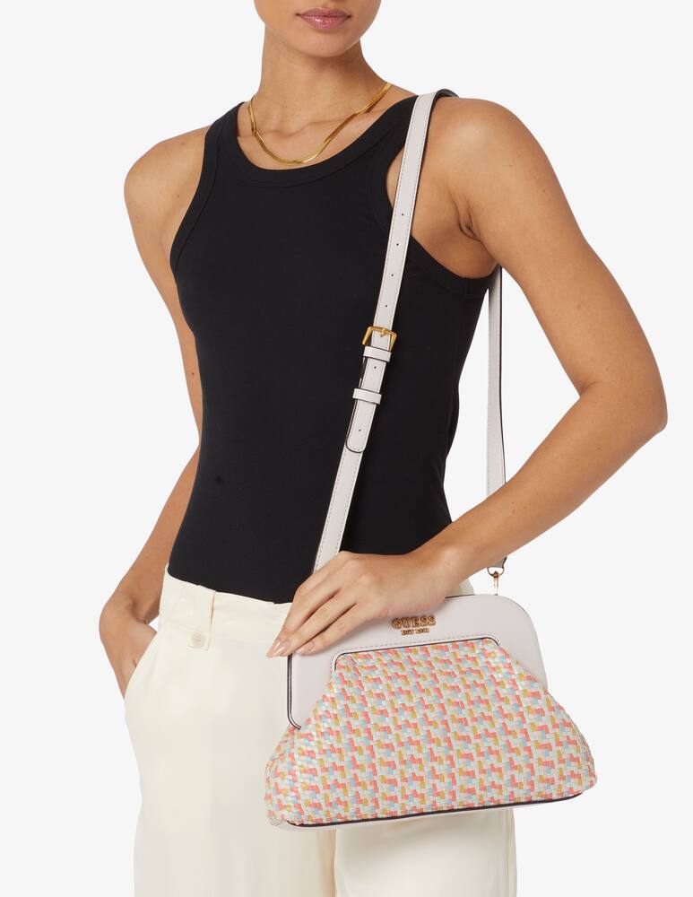 rinascente Guess Abey frame clutch