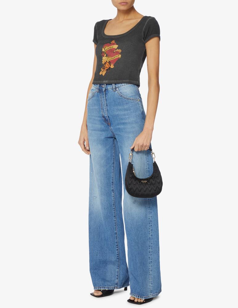 rinascente Guess Borsa mini hobo golden rock