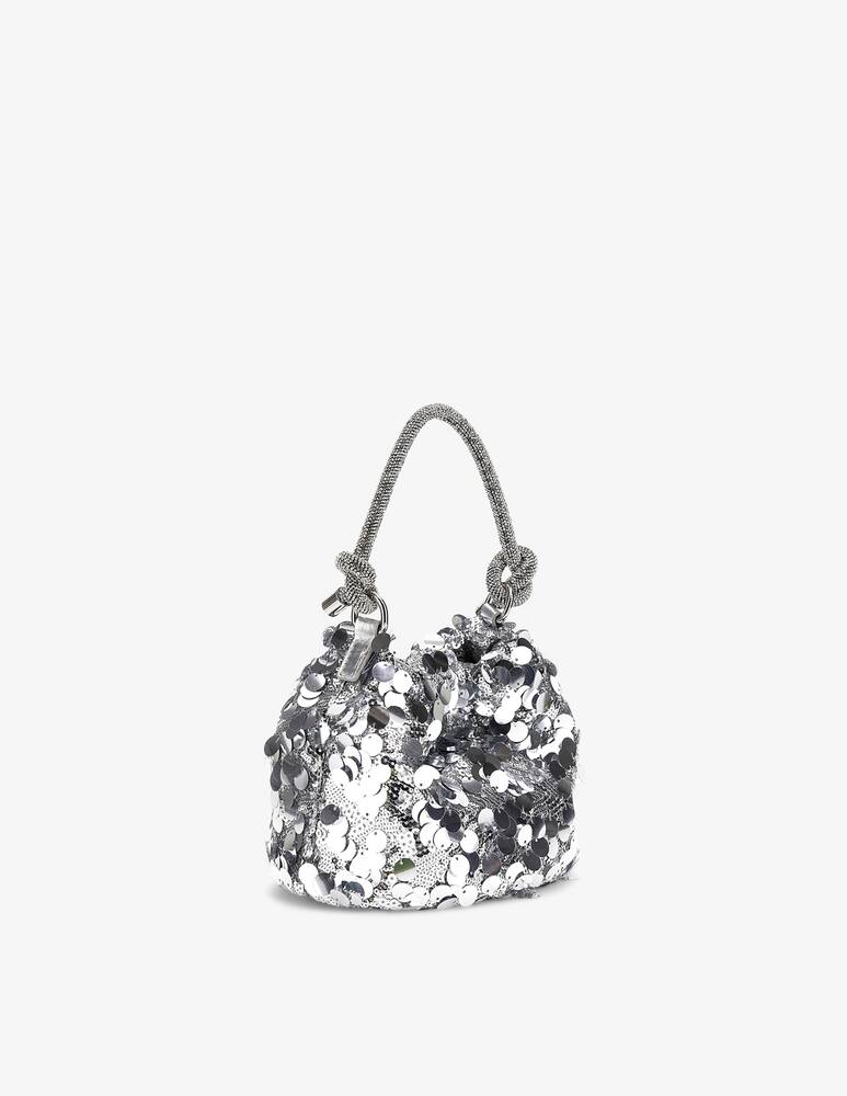 rinascente Guess Shine sequin top handle bag