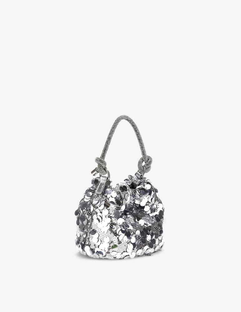 rinascente Guess Shine sequin top handle bag