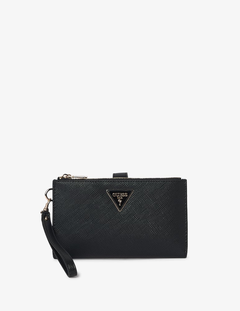 rinascente Guess Laurel double zip wristlet wallet