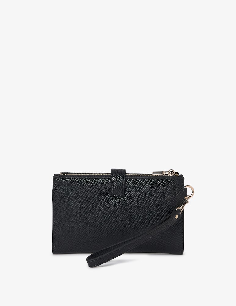 rinascente Guess Laurel double zip wristlet wallet