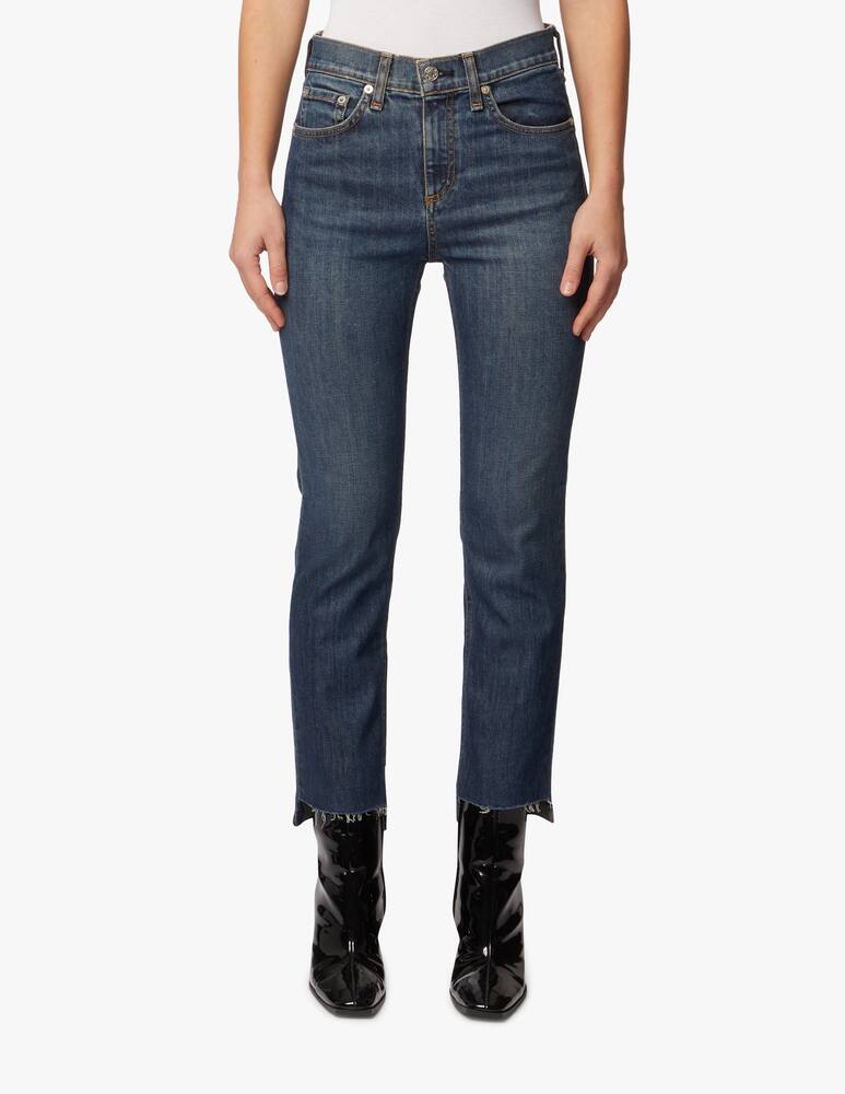 rinascente Rag & Bone Nina High-Rise Stove Pipe jeans - blue