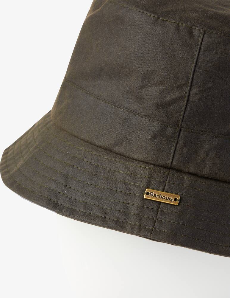 rinascente Barbour Waxed cotton bucket hat - Green