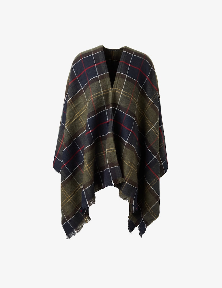 rinascente Barbour Tartan patterned cape - Multi