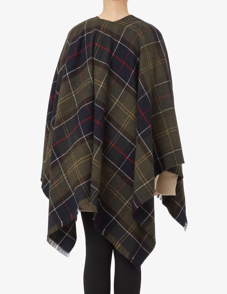 rinascente Barbour Tartan patterned cape - Multi