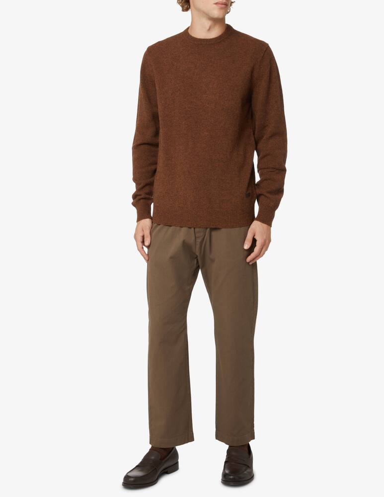 rinascente Barbour Lambswool crewneck jumper - Brown