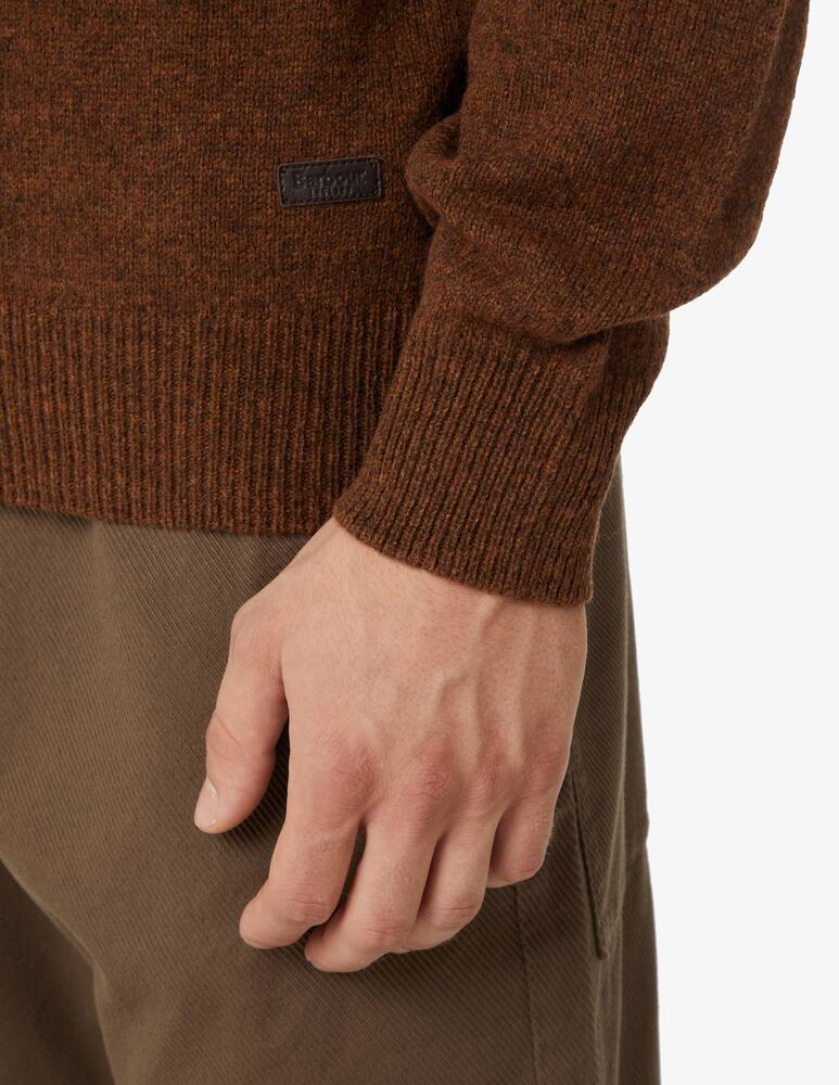 rinascente Barbour Lambswool crewneck jumper - Brown