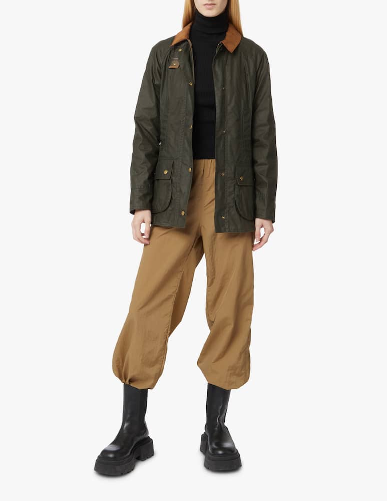 rinascente Barbour Beadnell waxed cotton lightweight jacket - teal