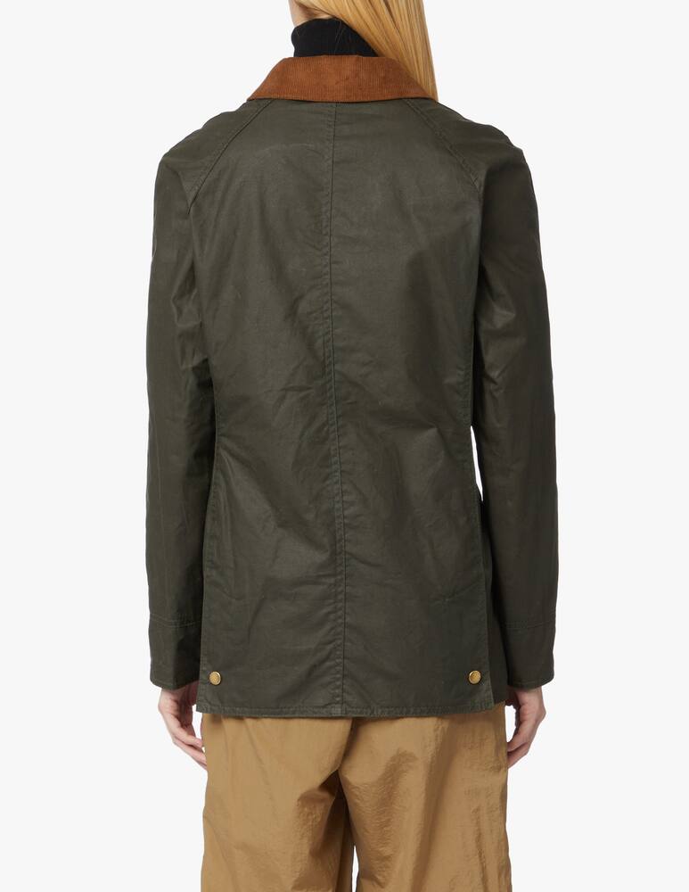 rinascente Barbour Beadnell waxed cotton lightweight jacket - teal