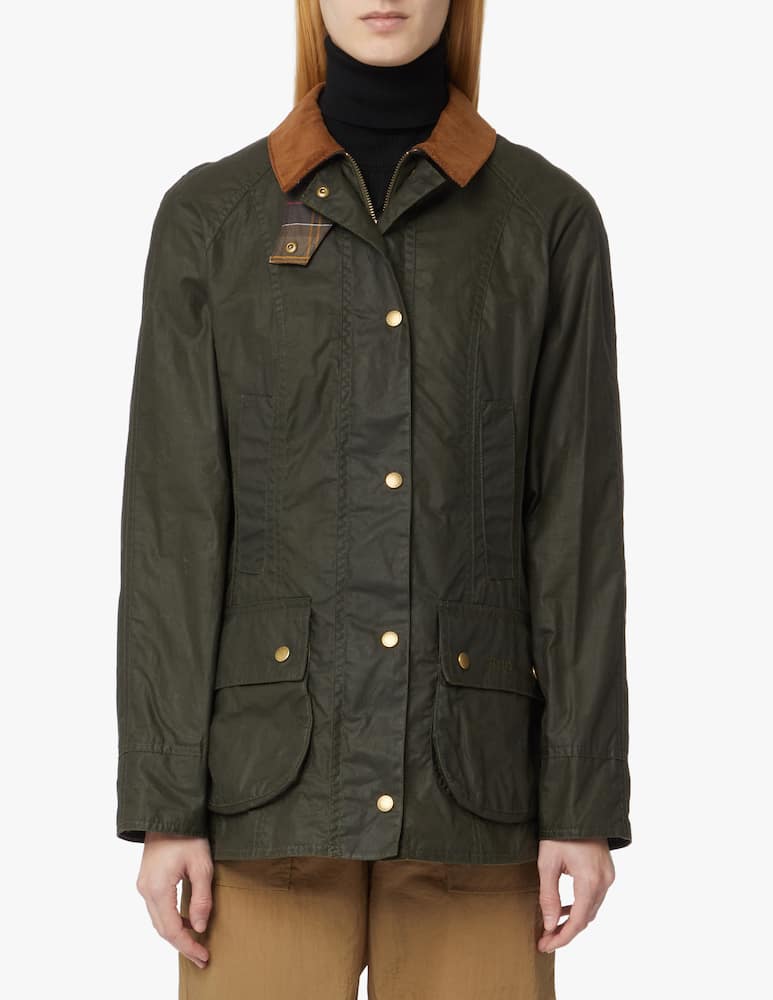 Barbour Beadnell waxed cotton lightweight jacket - teal - picture 1 Barbour Beadnell waxed cotton lightweight jacket - teal - picture 1