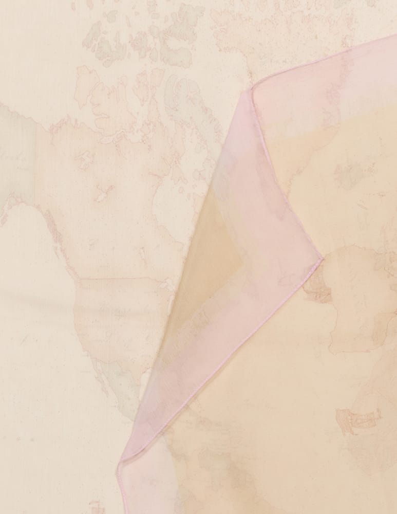 rinascente Alviero Martini Prima Classe Foulard Georgette Geo