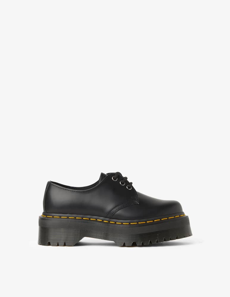 Dr. Martens Scarpe platform di pelle 1461 Quad - immagine 1