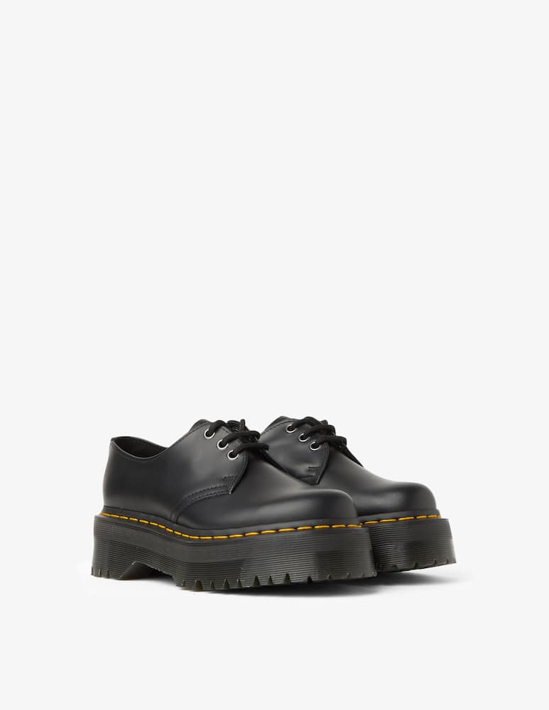 Dr. Martens Scarpe platform di pelle 1461 Quad - immagine 2