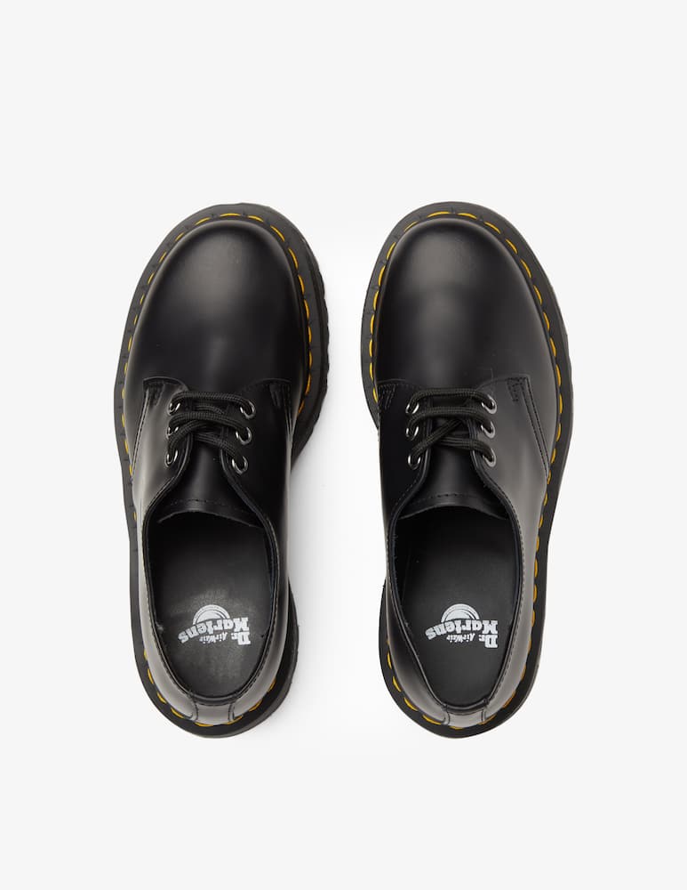 Dr. Martens Scarpe platform di pelle 1461 Quad - immagine 3