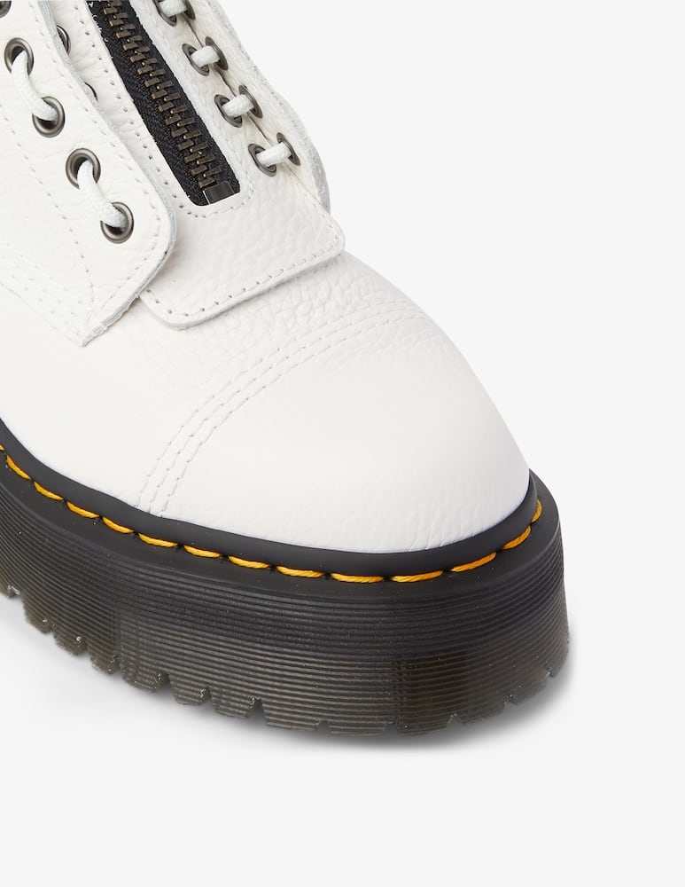 rinascente Dr. Martens Anfibi in nappa fresata Sinclair - bianco