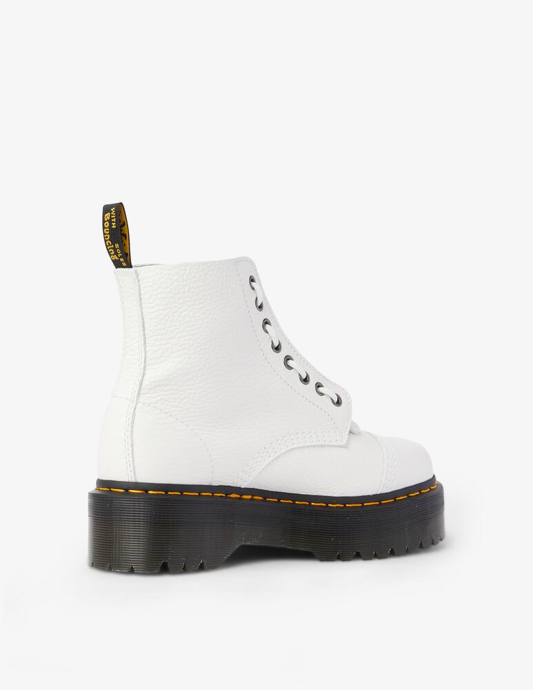 rinascente Dr. Martens Anfibi in nappa fresata Sinclair - bianco