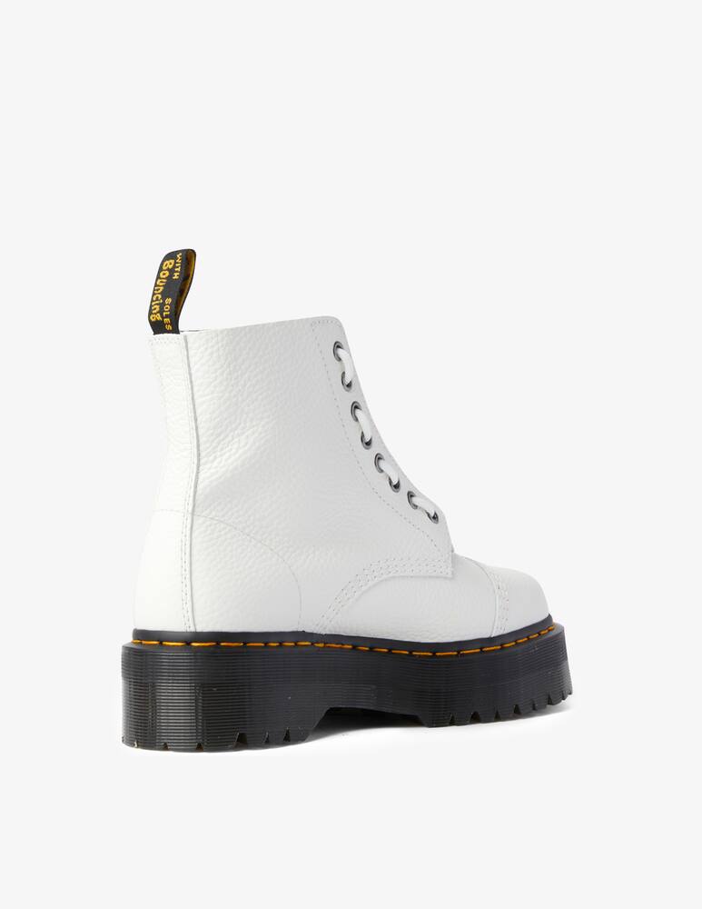 rinascente Dr. Martens Anfibi in nappa fresata Sinclair - bianco
