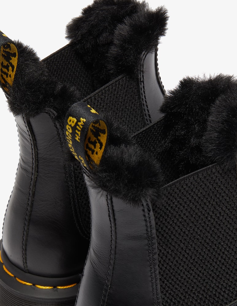 Dr. Martens Stivaletti Chelsea 2976 Leonore Con Rivestimento Interno In Pelliccia Sintetica - immagine 3 Dr. Martens Stivaletti Chelsea 2976 Leonore Con Rivestimento Interno In Pelliccia Sintetica - immagine 3