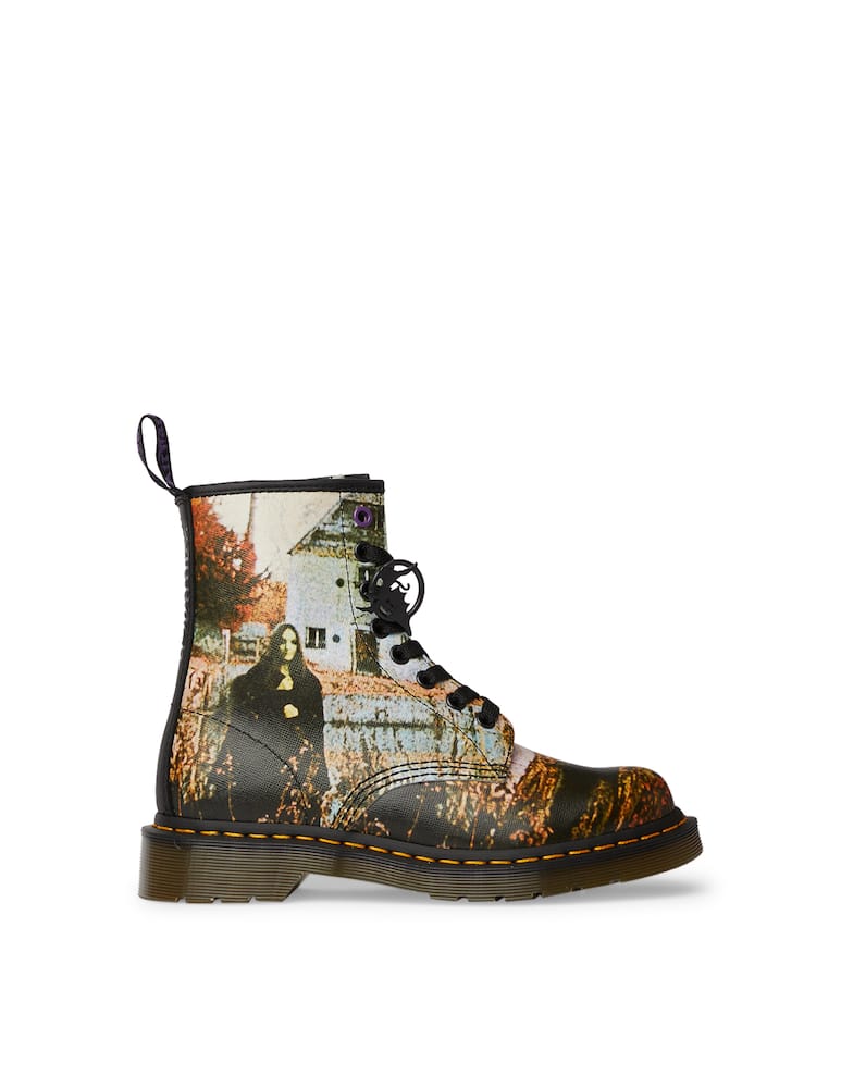 rinascente Dr. Martens 1460 Black Sabbath printed lace up leather bootie
