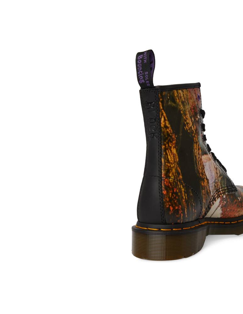 rinascente Dr. Martens 1460 Black Sabbath printed lace up leather bootie