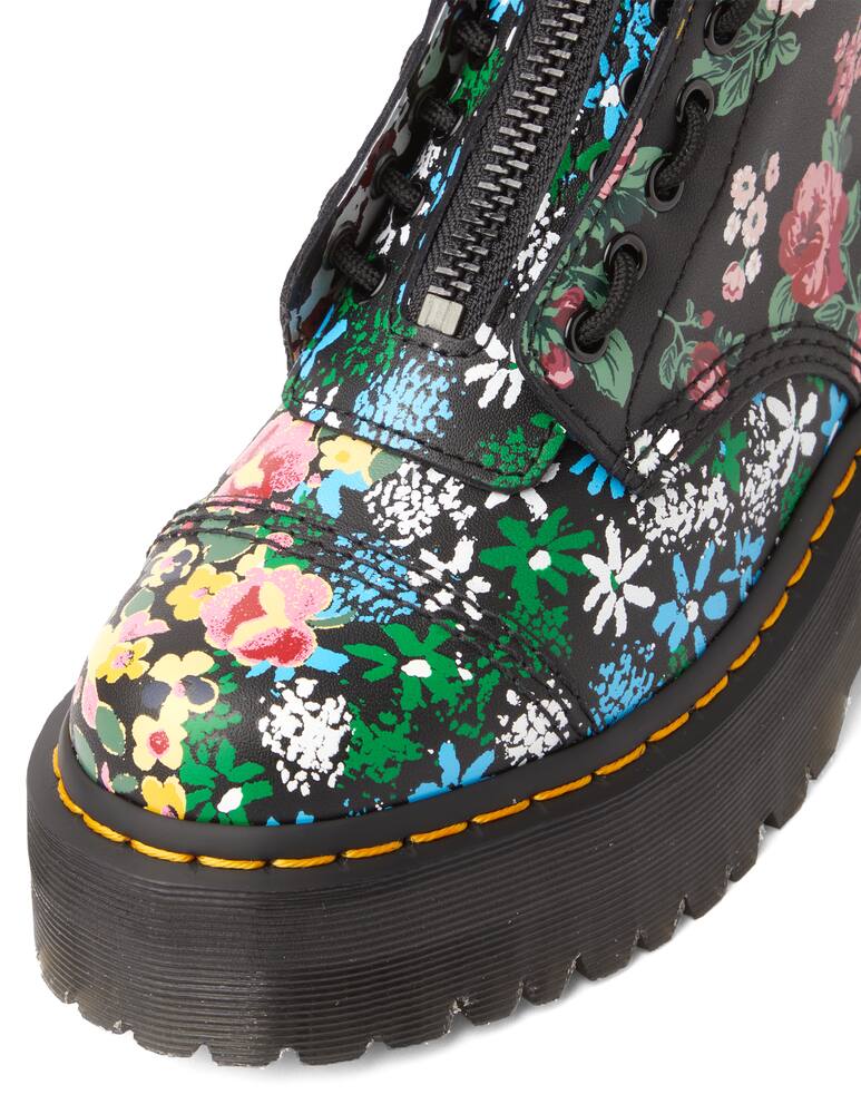 rinascente Dr. Martens Anfibi platform in pelle Sinclair Floral mash Up