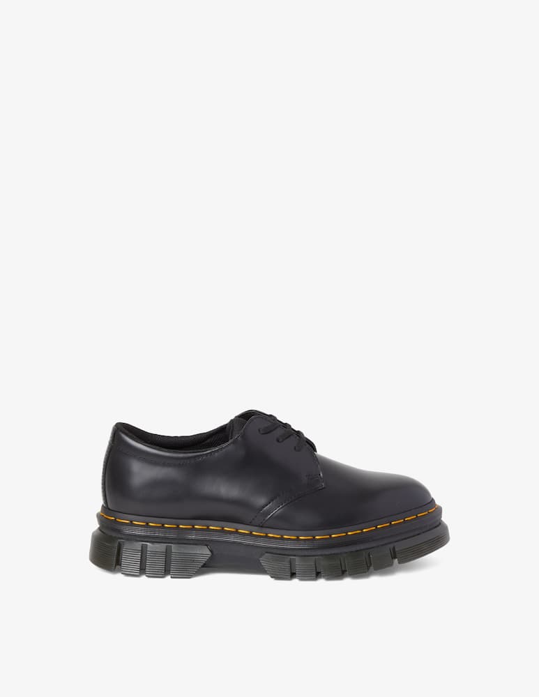Dr. Martens Scarpa derby rikard 3i polished smooth - Nero - immagine 1