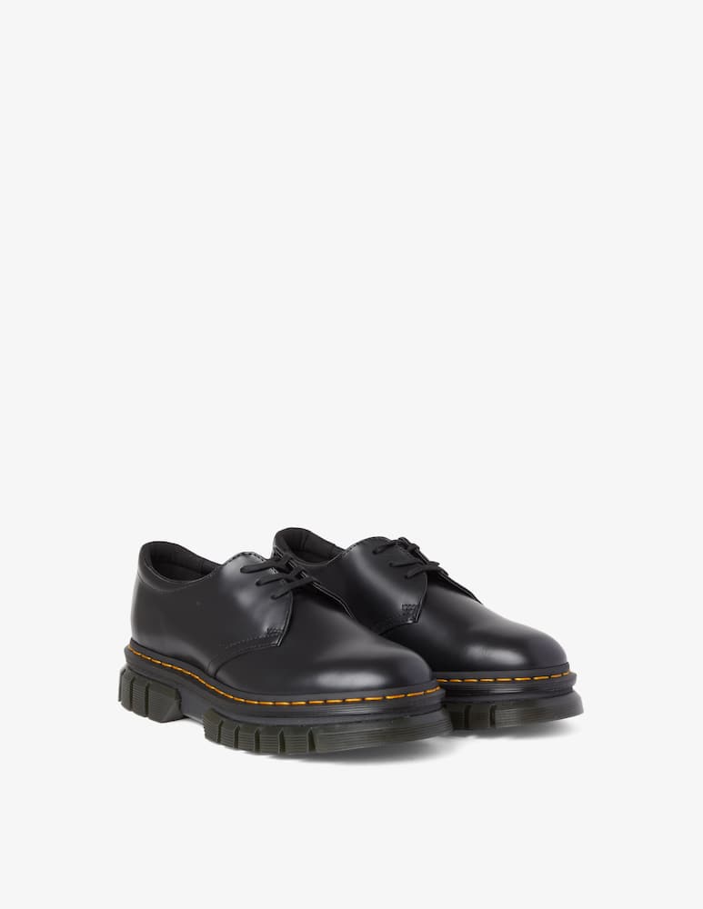 Dr. Martens Scarpa derby rikard 3i polished smooth - Nero - immagine 2
