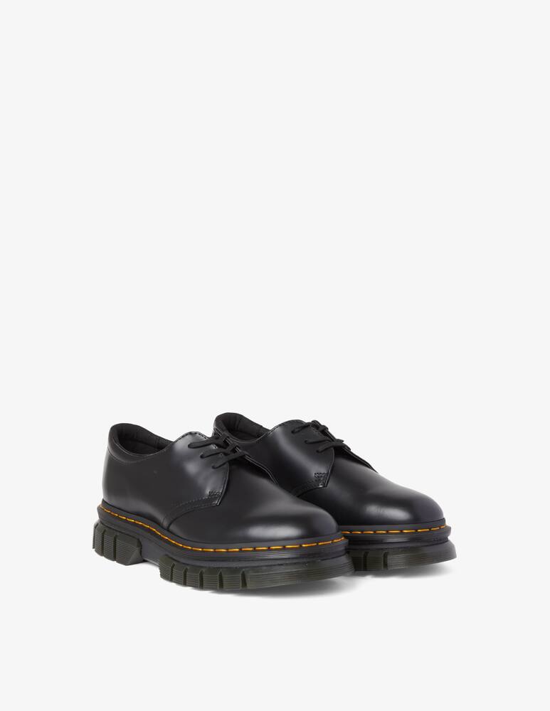 rinascente Dr. Martens Scarpa derby rikard 3i polished smooth - Nero
