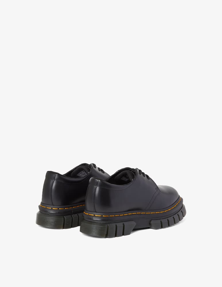 Dr. Martens Scarpa derby rikard 3i polished smooth - Nero - immagine 4