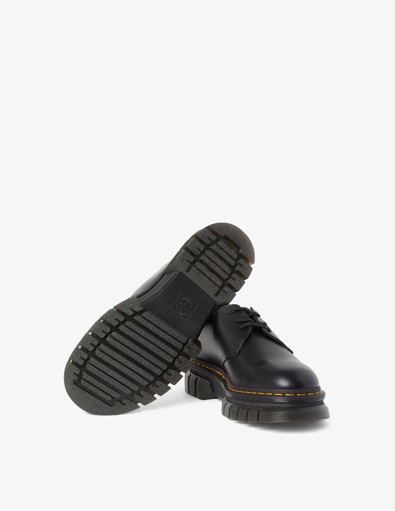 Dr. Martens Scarpa derby rikard 3i polished smooth - Nero - immagine 5