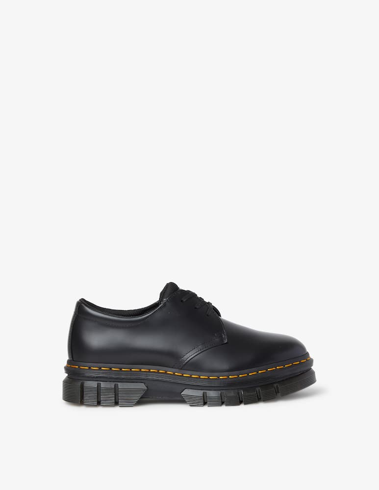rinascente Dr. Martens Scarpa derby rikard 3i polished smooth - Nero