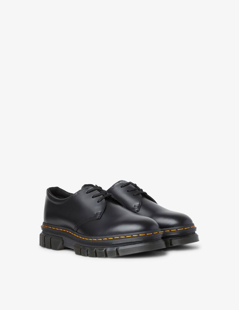 Dr. Martens Scarpa derby rikard 3i polished smooth - Nero - immagine 7