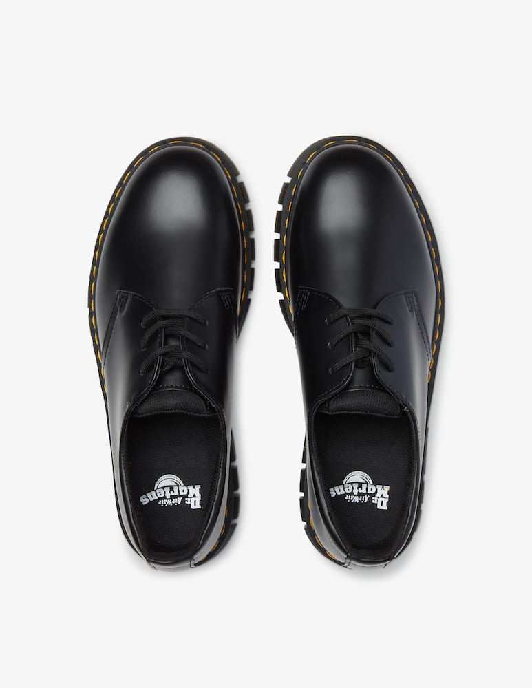 Dr. Martens Scarpa derby rikard 3i polished smooth - Nero - immagine 8