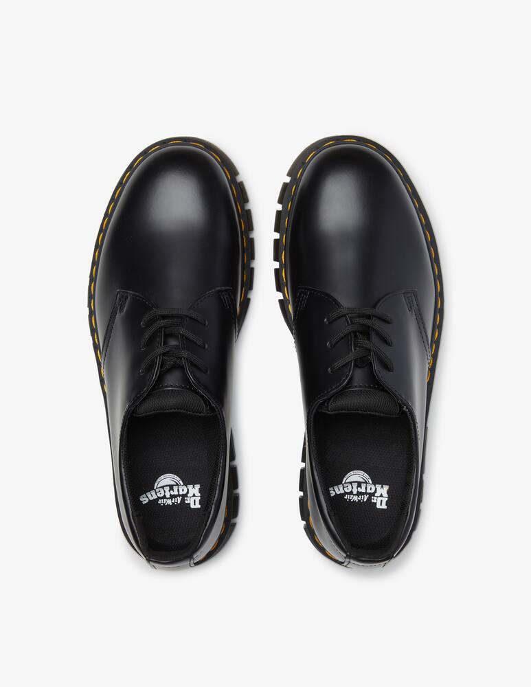 rinascente Dr. Martens Scarpa derby rikard 3i polished smooth - Nero