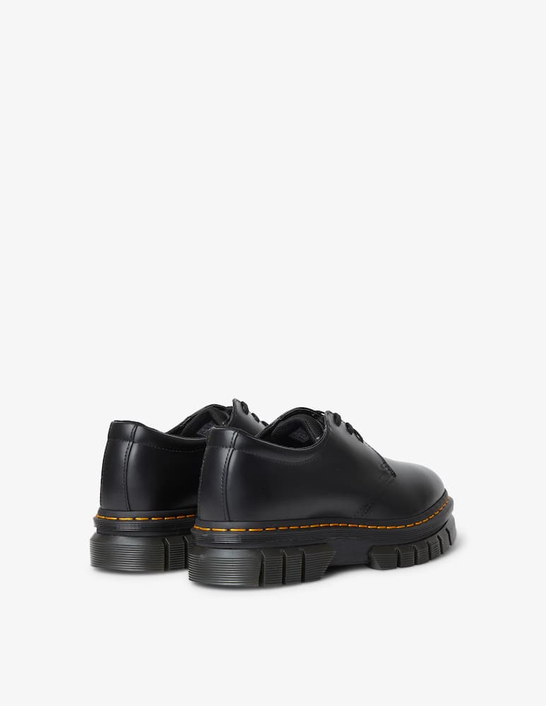 Dr. Martens Scarpa derby rikard 3i polished smooth - Nero - immagine 9
