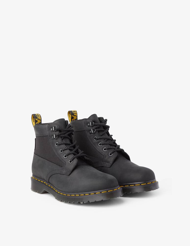 rinascente Dr. Martens Stivaletti 6 eye in pelle e nylon - nero