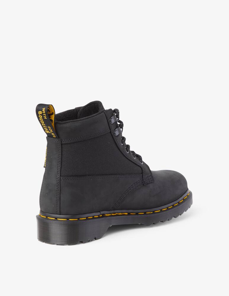 rinascente Dr. Martens Stivaletti 6 eye in pelle e nylon - nero